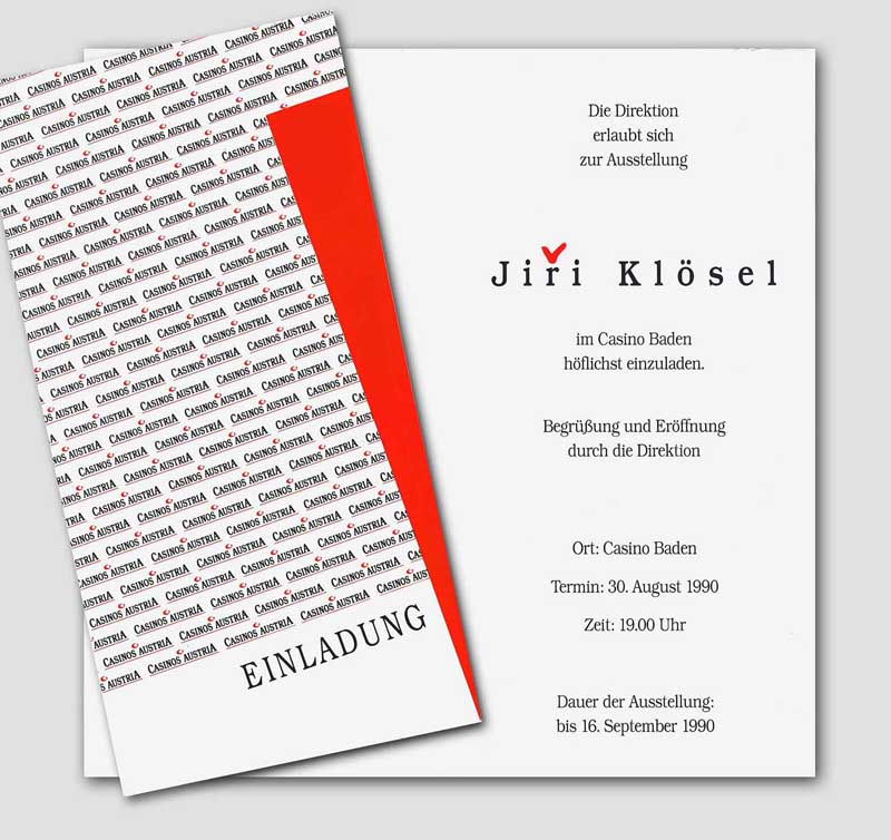 Casino Baden, invitation
